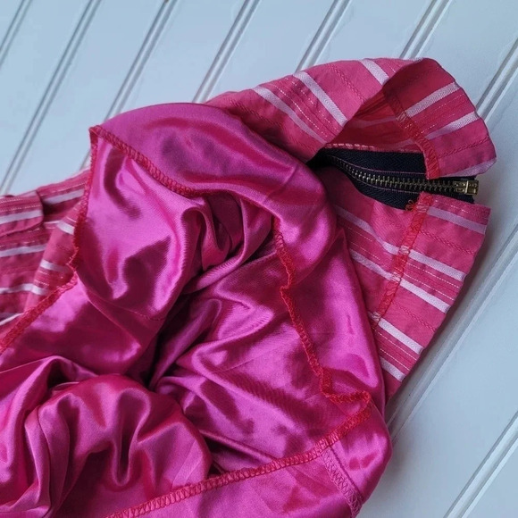 Momoco Dress Women Pink Strapless Short Stretch Casual Basic Zip Eur 36 Lined XS - Picture 4 of 9